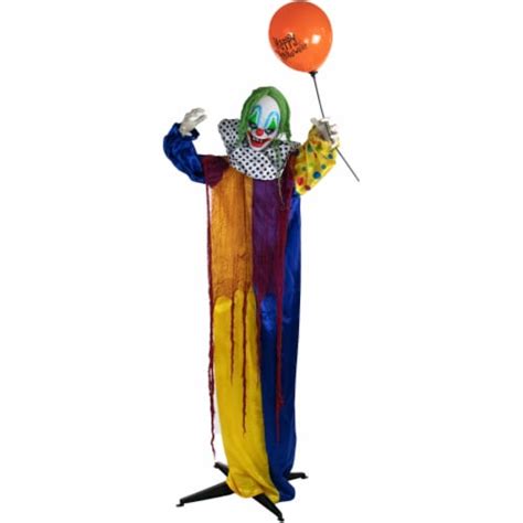 Haunted Hill Farm Animatronic Clown Halloween Decoration, 1 ct - QFC