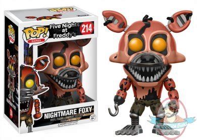 Pop! Five Nights at Freddy's Wave 2 Nightmare Foxy #214 by Funko | Man ...