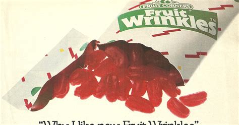 Gone But Not Forgotten Groceries: From the Snack Aisle: Fruit Wrinkles