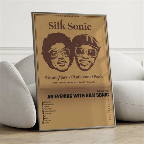 Anderson Paak an Evening With Silk Sonic Album Cover Poster - Etsy UK