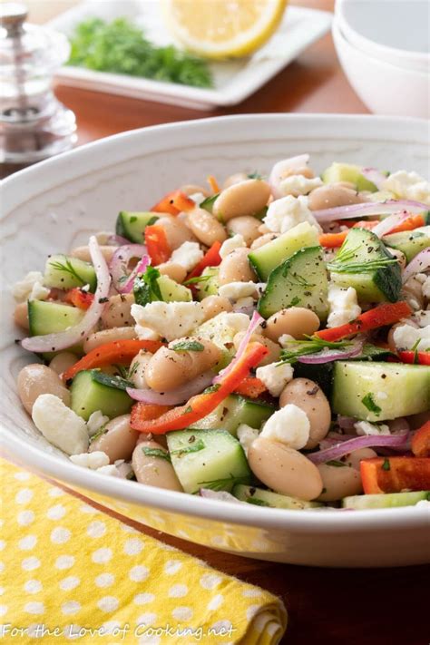 Mediterranean White Bean Salad | Recipe | White bean salad, Bean salad, White beans