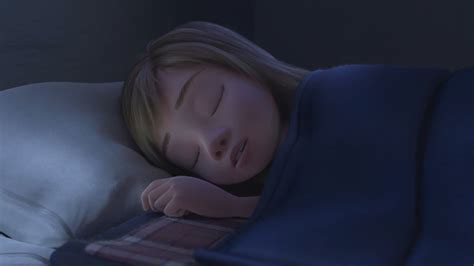 Inside Out - Riley Sleep | Divertidamente, Pixar, Animação