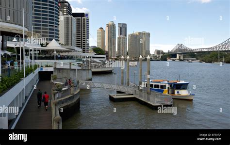 Eagle Street Pier at Brisbane River, Brisbane, Australia Stock Photo - Alamy