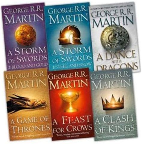 The Game of Thrones Books in Order - A Song of Ice and Fire Series