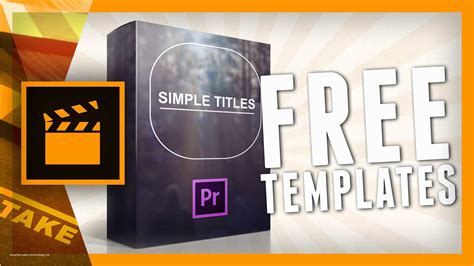 Adobe Premiere Pro Templates Free Of Titles Pack Premiere Pro Templates ...