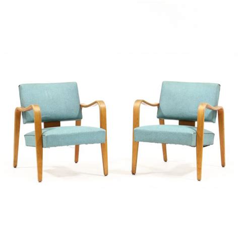 Pair of Vintage Thonet Bentwood Lounge Chairs (Lot 4253 - Fall Modern ...