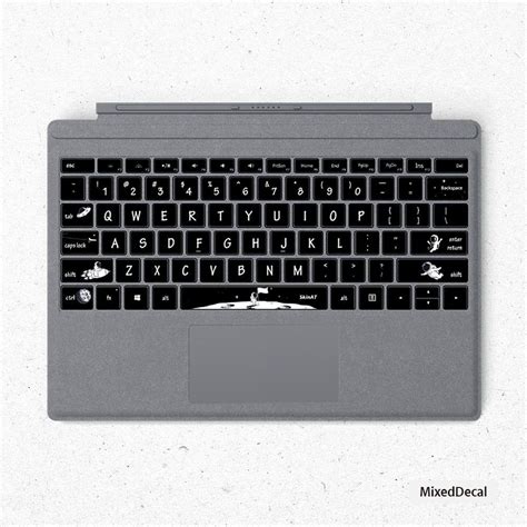 Happy space keyboard stickers macbook air 13 2020 skin keyboard decal macbook pro 16 kits skin ...