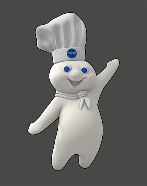 Pillsbury Doughboy Classic Best Women 90S Tees Retro Funny T Digital Art by Heleen Bruinink - Pixels