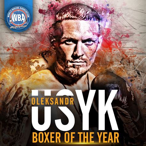 Oleksandr Usyk is the WBA Boxer of the Year – World Boxing Association