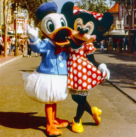 Vintage Disneyland: Donald Duck and Minnie Mouse from the 60's