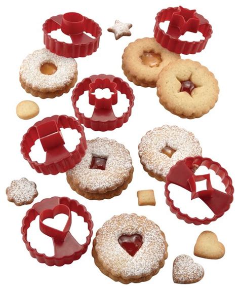 Linzer Cookie Cutter Set - Contemporary - Cookie Cutters - by FactoryDirect2you