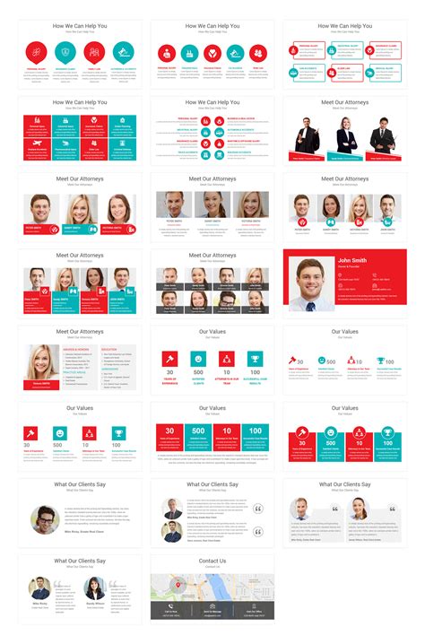 Law Firm PowerPoint Presentation template - TemplateMonster