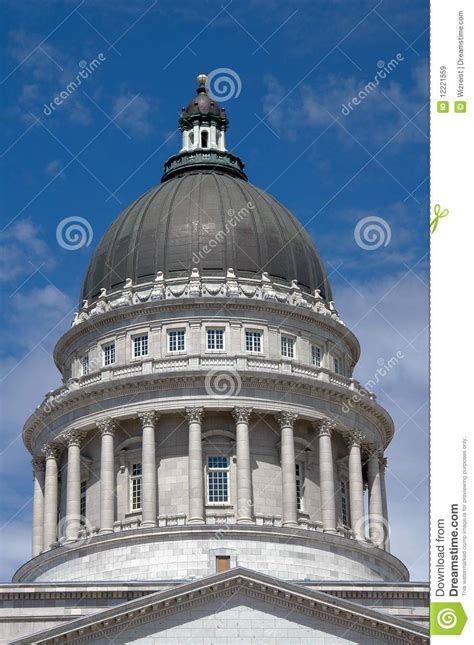 Utah Capitol Building Dome stock image. Image of building - 12221559