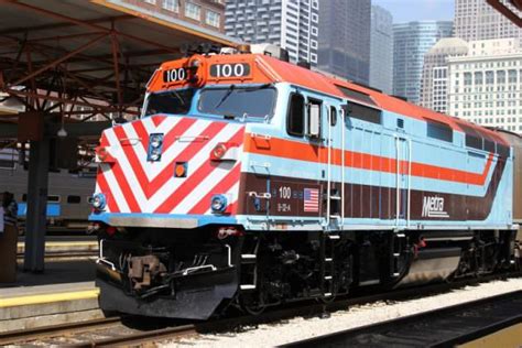 Special livery for historic Metra F40PH locomotive - Rail UK