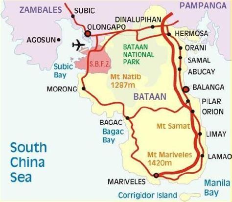 Subic Bay map - Olongapo | Subic bay, Philippines culture, Olongapo