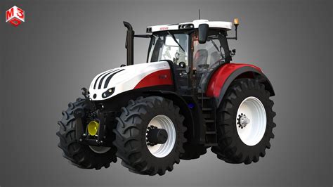 Steyr Tractor - Terrus CVT 3D Model by Markos3d