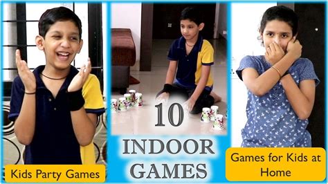 10 Indoor games for kids | One minute games | Birthday party games for kids | Birthday party ...