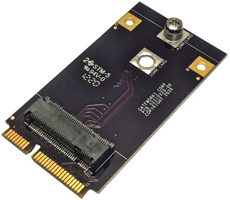 GW16140 M.2 to Mini-PCIe Adapter Card - Gateworks Corporation - Single ...