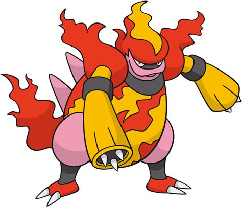 Magmortar official artwork gallery | Pokémon Database