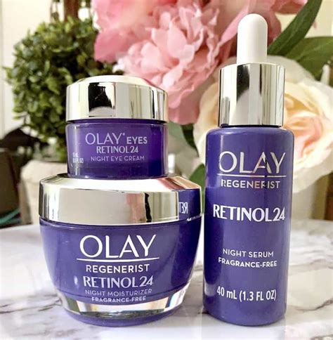 Olay Regenerist Retinol 24 Night Serum, Eye Cream & Moisturizer ...