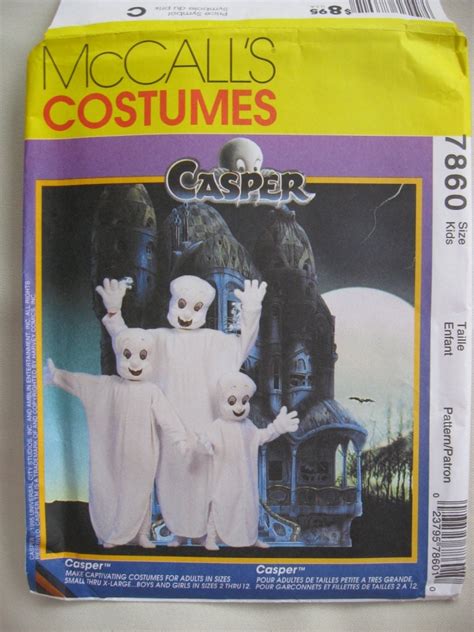 Casper Ghost Costume pattern Kids McCall's by SewingAndSelling