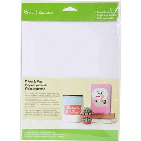 Cricut Printable Vinyl Sheets - Walmart.com