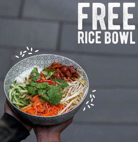 Free Bowl of Broken Rice Salad at Roll'd