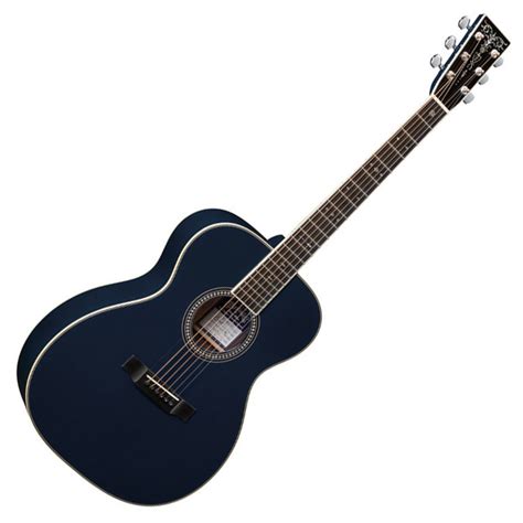 Martin OM-ECHF Eric Clapton Navy Blues Acoustic Guitar at Gear4music.com