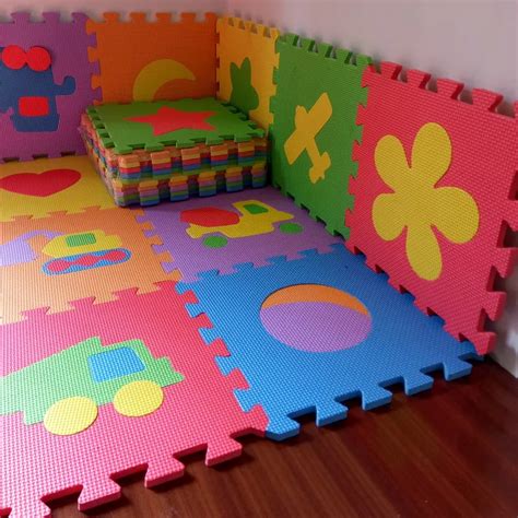 10PCS 30*30cm Baby Puzzle Carpet Baby Play Mat Floor Puzzle Mat EVA Children Foam Carpet Mosaic ...