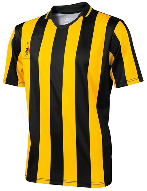 Yellow with Black Stripes Soccer Jersey – Sporting Excellence