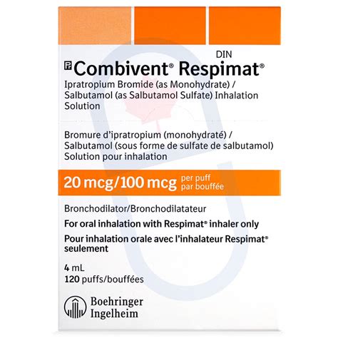 Buy Combivent Respimat Inhaler Online From Canada - Low Prices