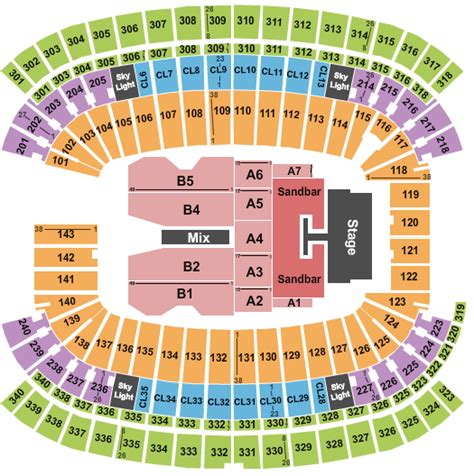 Gillette Stadium Seating Charts + Rows, Seat Numbers and Club Seats