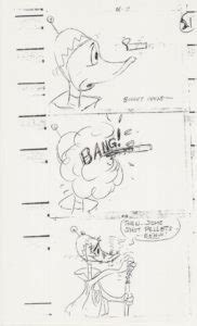 “The Return of Duck Dodgers” Storyboard by Michael Maltese – Part 1