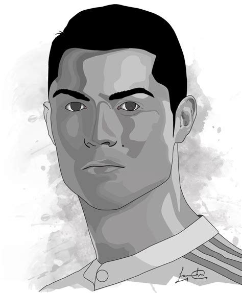 Sketch Cristiano Ronaldo Cartoon Drawing