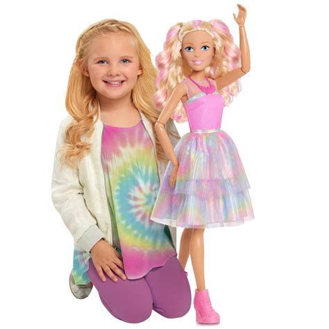 Barbie 28-Inch Tie Dye Style Best Fashion Friend, Blonde Hair, Kids ...