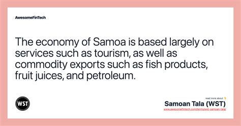 Samoan Tala (WST) | AwesomeFinTech Blog