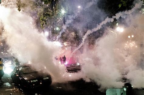 Dramatic Photos Show Portland Protests Escalating