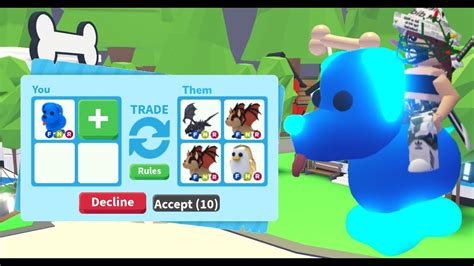 WHAT WILL PEOPLE TRADE FOR BLUE DOG|ADOPT ME|ROBLOX - YouTube