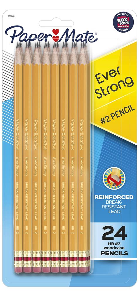 Paper Mate EverStrong #2 Pencils, Reinforced, Break-Resistant Lead When ...