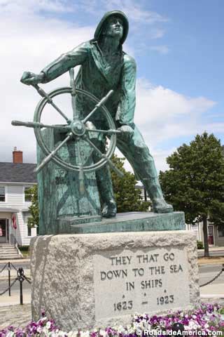 Man at the Wheel, Gloucester, Massachusetts