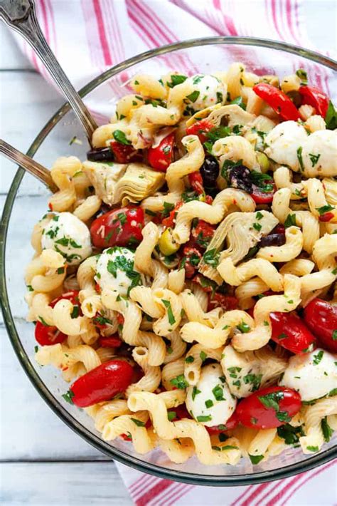 Easy Italian Antipasto Pasta Salad | Foodtasia