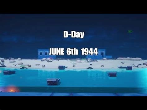 D-Day map Fortnite - YouTube