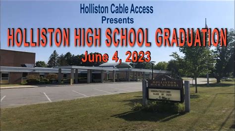 Holliston High School Graduation Ceremony - 6/4/2023 - YouTube