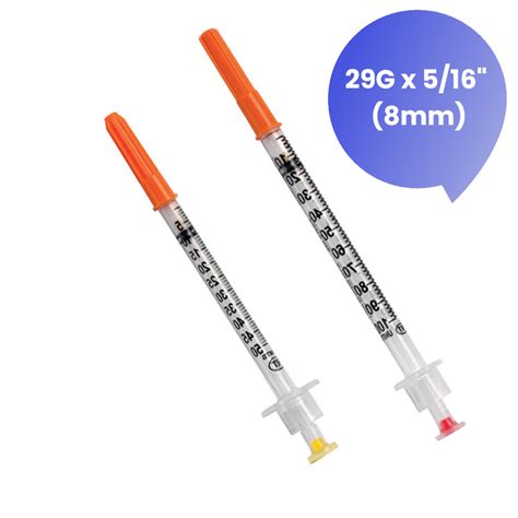 VanishPoint® Insulin Syringe / 29G x 5/16" (8mm) 1mL » Supply Link Inc.