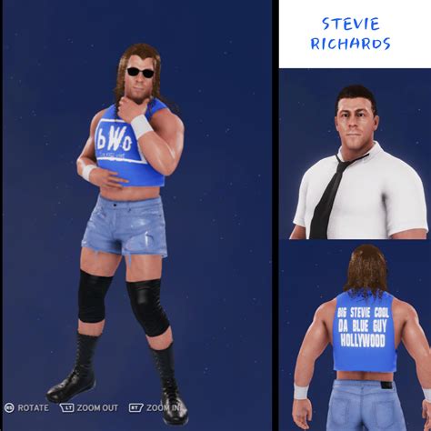 Stevie Richards CAW up on CC (Xbox) Tags: BWO, Blue World Order, Right To Censor : r/WWEGames