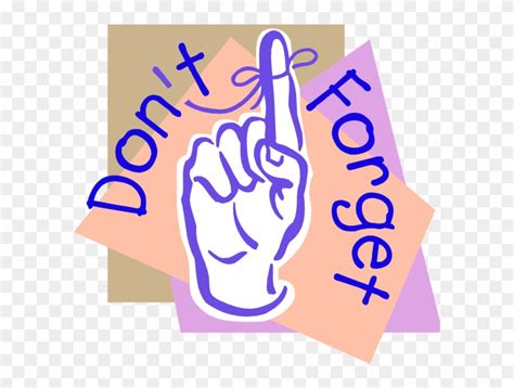 Don't Forget - Don T Forget Clip Art Free - Free Transparent PNG Clipart Images Download