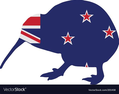 Kiwi Bird New Zealand Flag | Bruin Blog