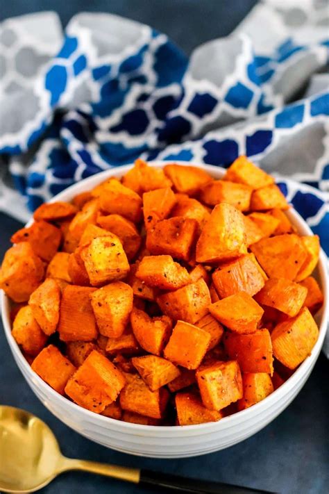 Crispy Roasted Sweet Potatoes - Veggies Save The Day