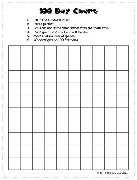 100 Day Challenge Printable Pdf - Printable Templates