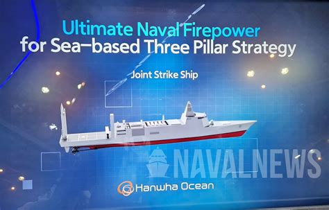 MADEX 2023: Hanwha Ocean Unveils Joint Strike Ship Concept - Naval News